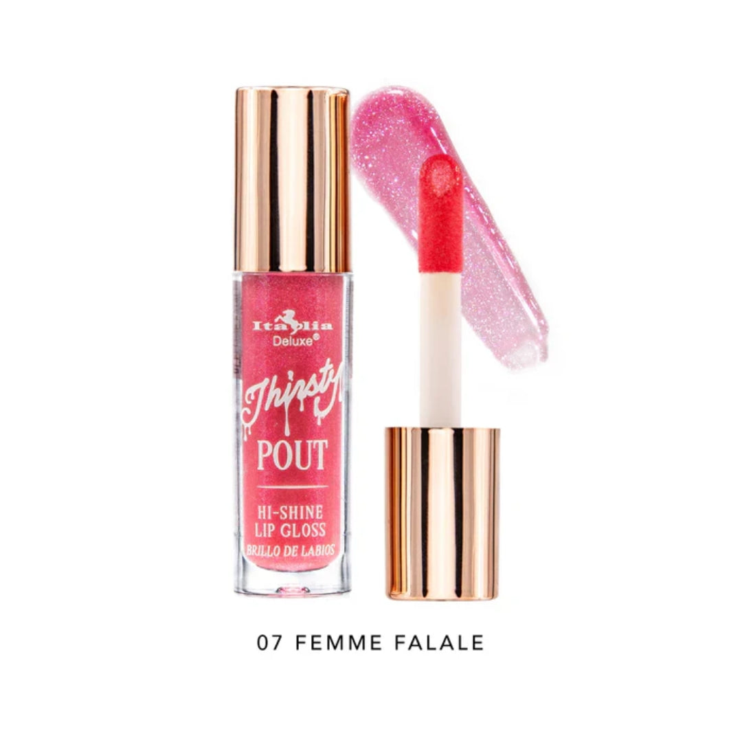 Lip Gloss Thirsty Pout Hi-Shine Italia Deluxe