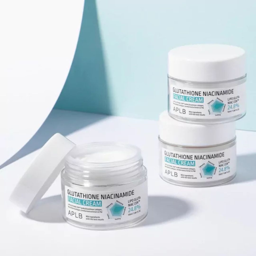 Crema Facial Glutathione Niacinamide 55ml - APLB - Glutathione Niacinamide Facial Cream