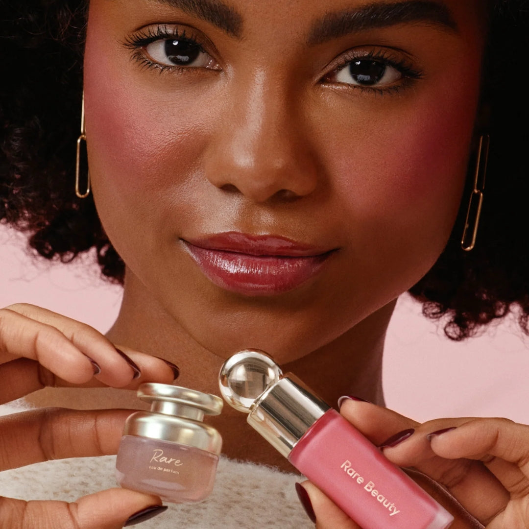 Selena’s Faves Mini Fragrance & Blush Set Mini de fragancia y rubore Rare Beauty