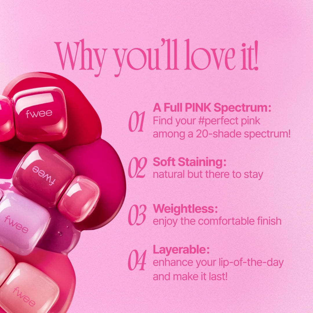 Lip Tinta Glow Pink Obsession Stay-Fit Fwee