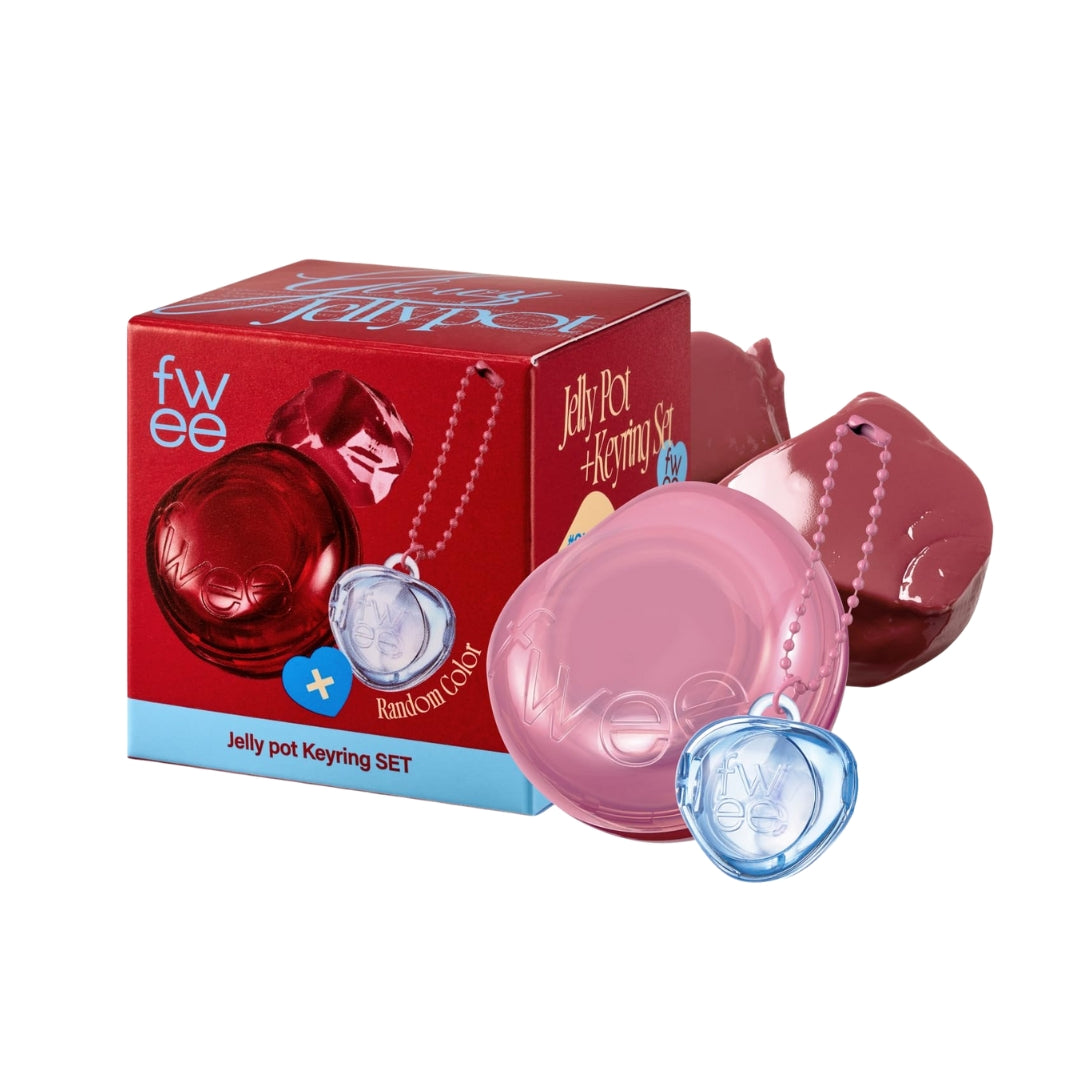 Jelly pot Keyring Set Multiuso labial y blush Lip&Cheek Glowy fwee