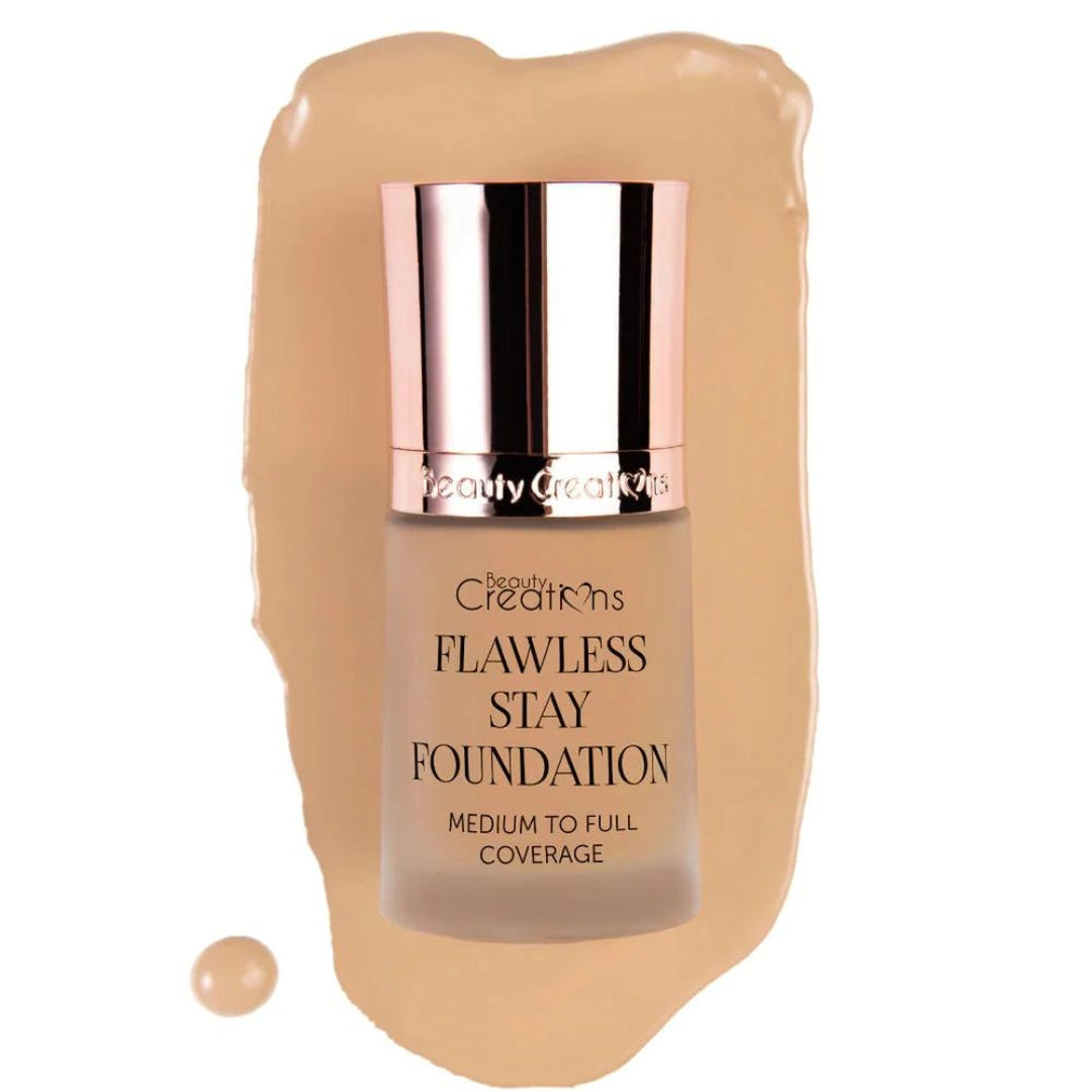 Base Semi Mate Flawless Stay - Foundation Flawless Stay 30ml Beauty Creations
