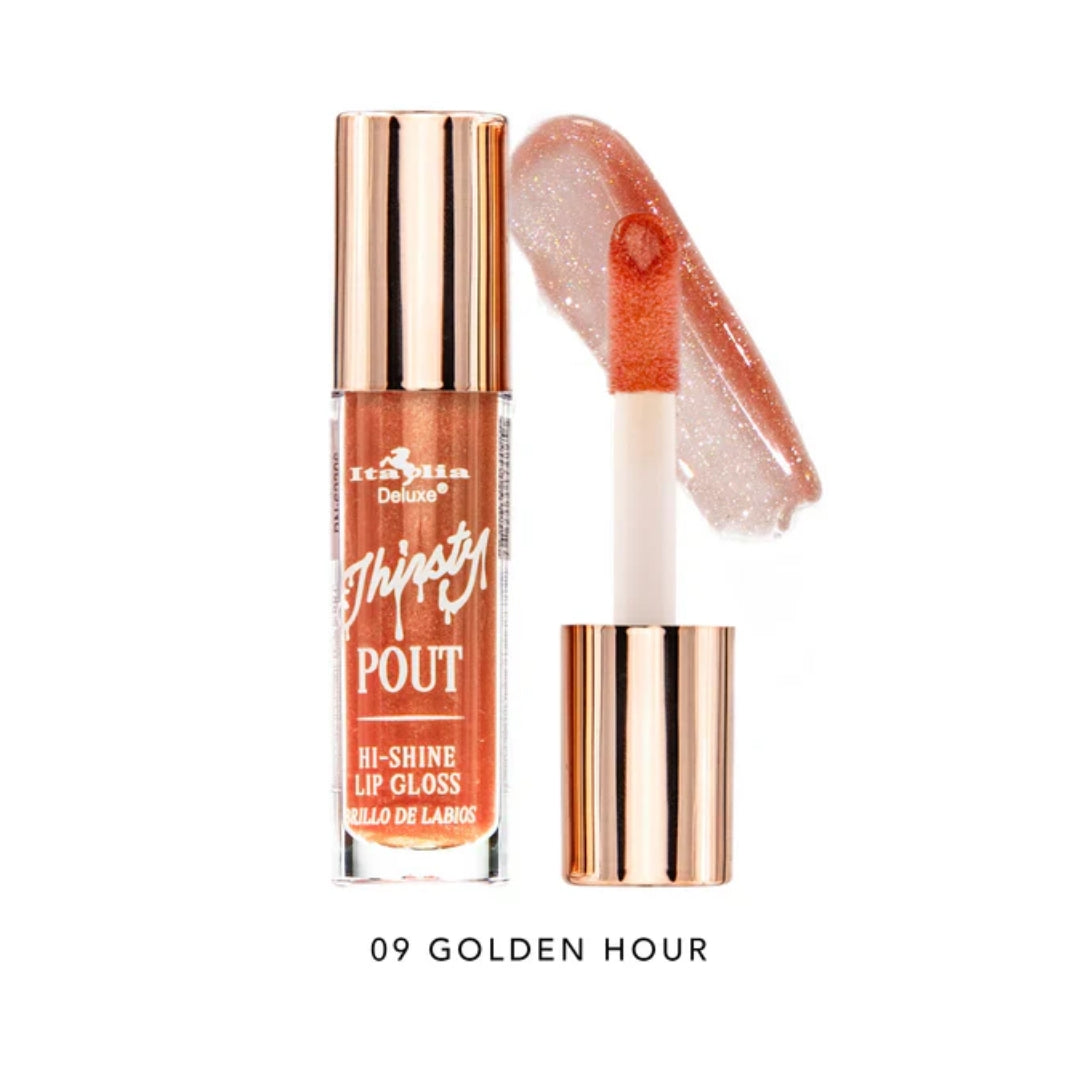 Lip Gloss Thirsty Pout Hi-Shine Italia Deluxe