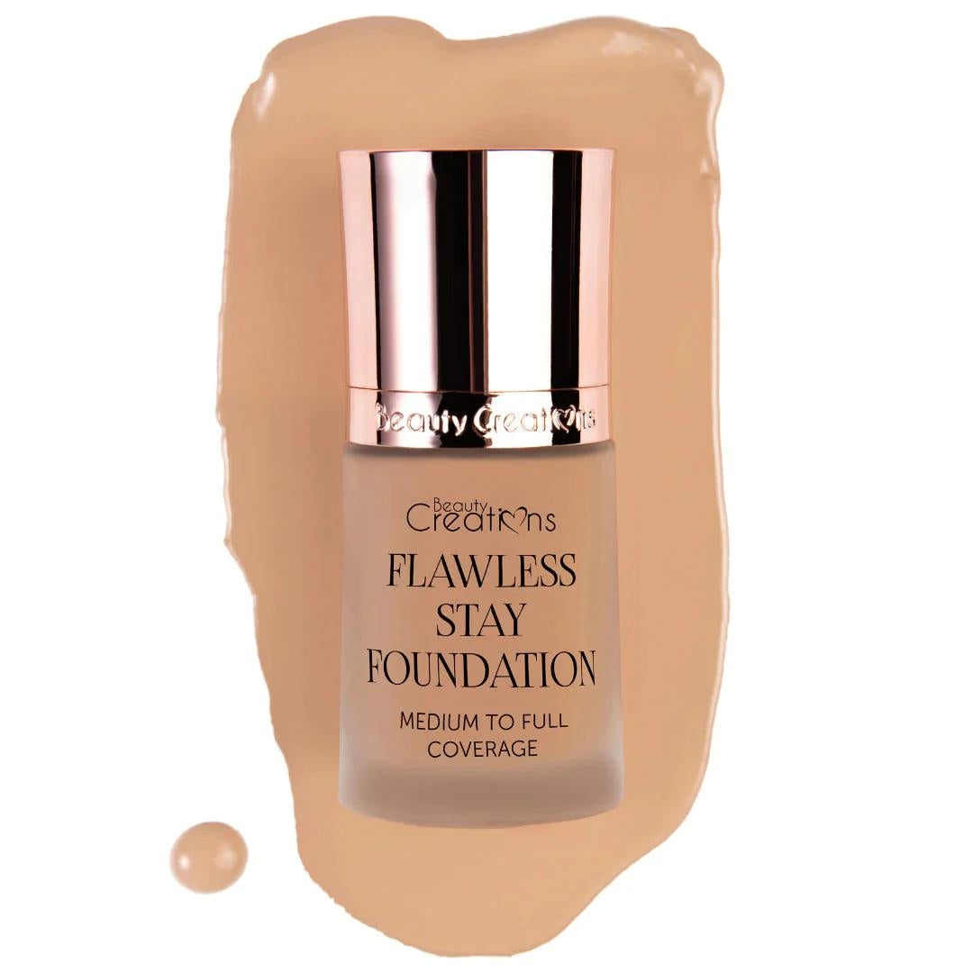 Base Semi Mate Flawless Stay - Foundation Flawless Stay 30ml Beauty Creations