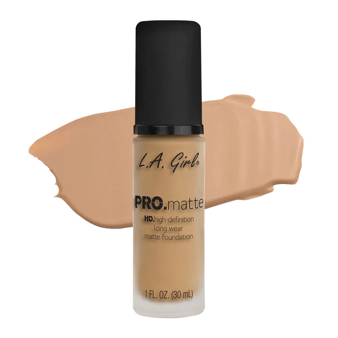 Base Pro Mate HD-Larga Duracion Pro Matte Foundation 30ml La Girl