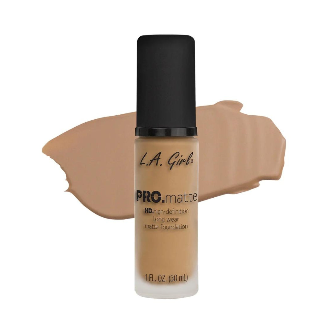 Base Pro Mate HD-Larga Duracion Pro Matte Foundation 30ml La Girl