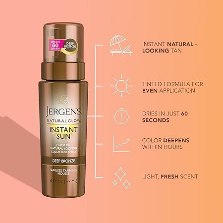 Autobronceador en Espuma Jergens | Self-tanning foam