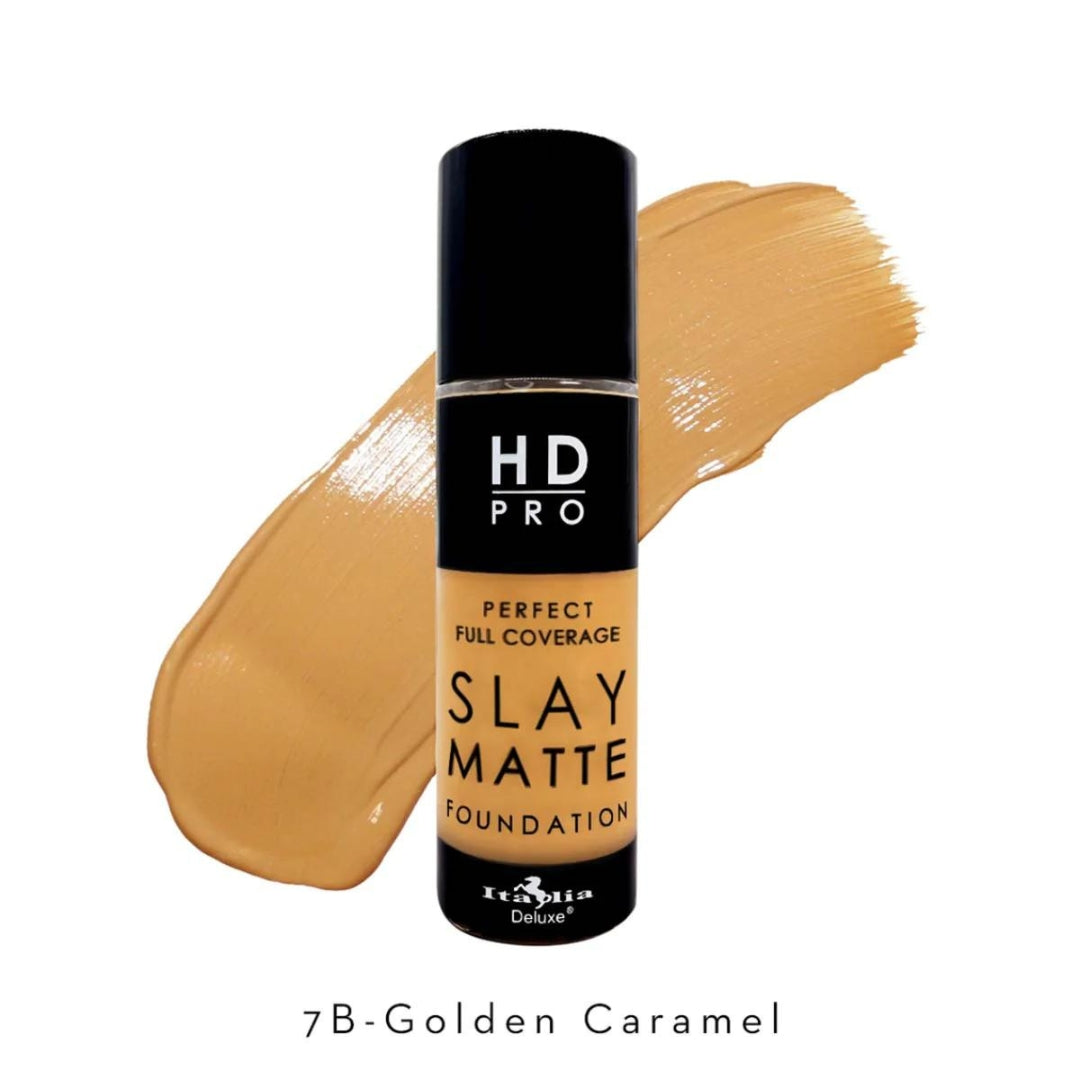 Base líquida Mate Slay - HD Pro Slay Matte Foundation 12 HR 30ml Italia Deluxe