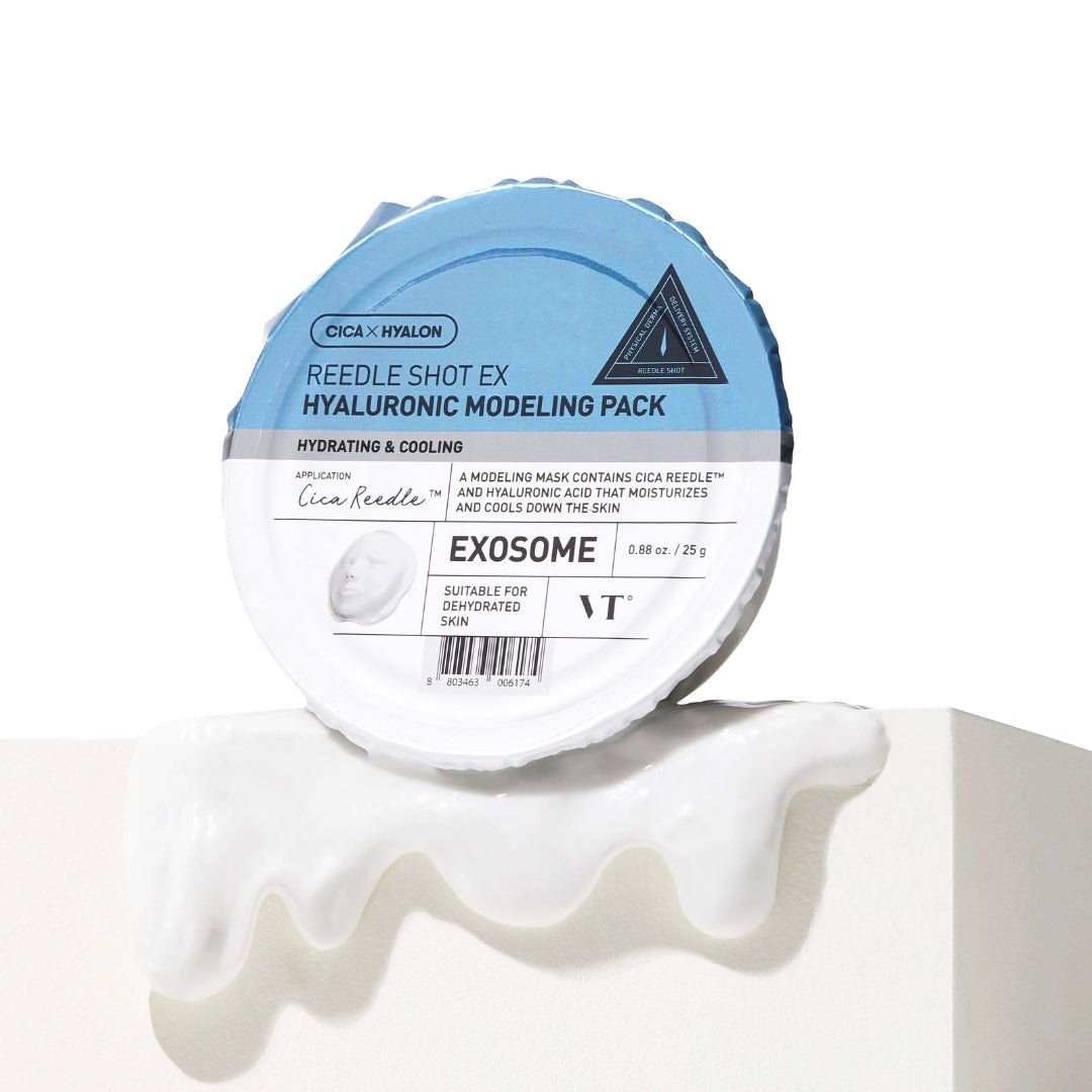 Mascarilla para preparar, con acido hialuronico y exosomas VT Cosmetics