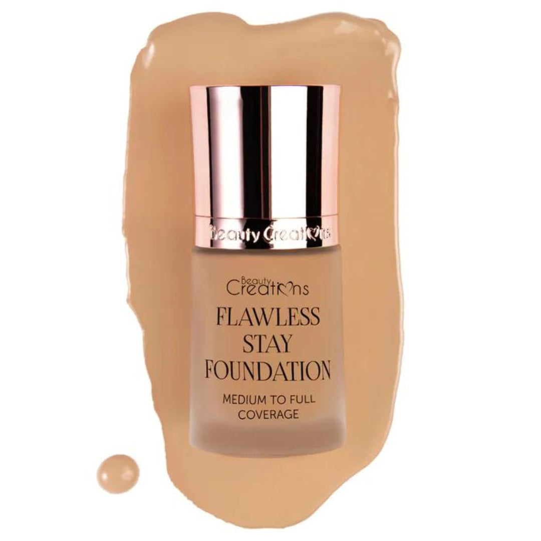 Base Semi Mate Flawless Stay - Foundation Flawless Stay 30ml Beauty Creations