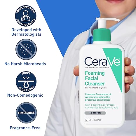 Limpiador Facial Foaming CeraVe - Foaming Facial Cleanser