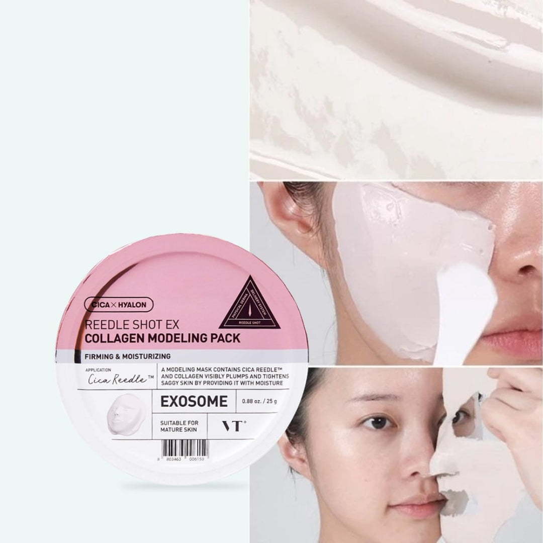 Mascarilla para preparar, con colágeno y exosomas VT Cosmetics