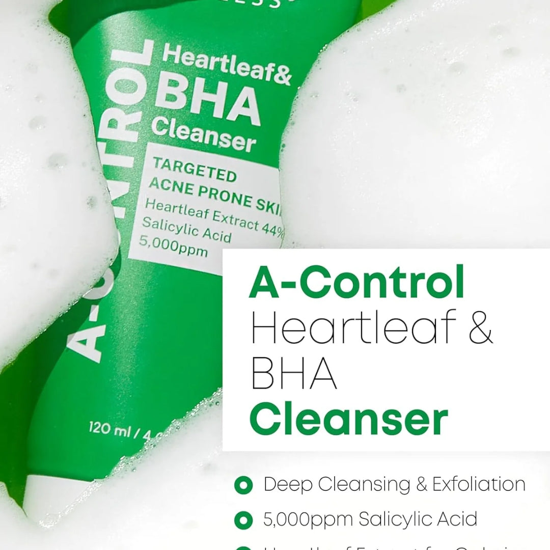 Limpiador en espuma A-Control Heartleaf & BHA 120 ml Nineless
