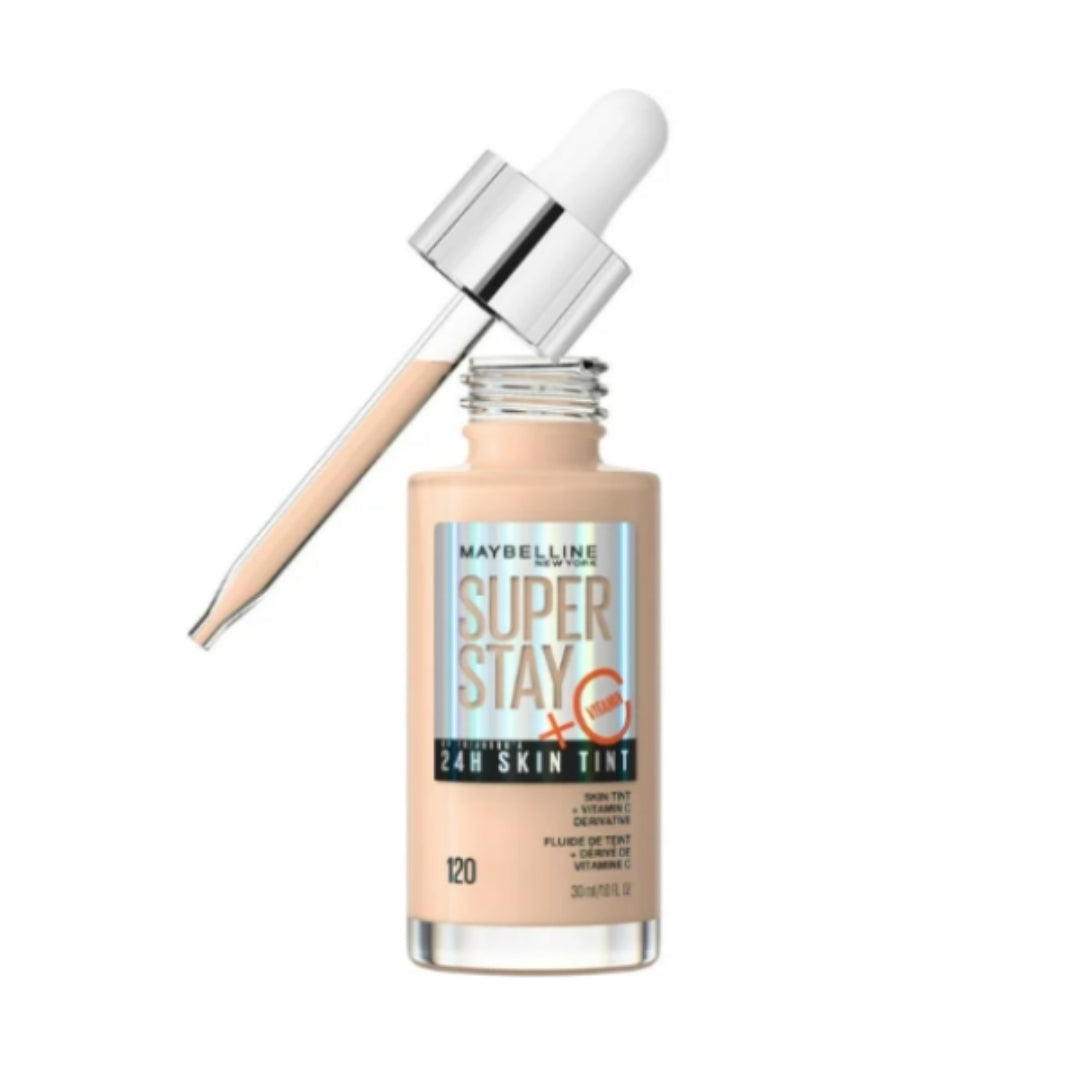 Base de Maquillaje Ligera- Super Stay Skin Tint + Vitamina C*24h 30ml Maybelline