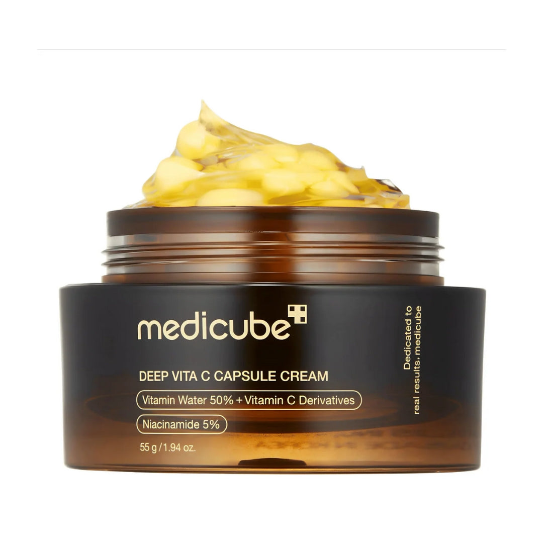 Crema iluminadora en capsulas con vitamina C 55g Medicube | Deep Vita C Capsule Cream