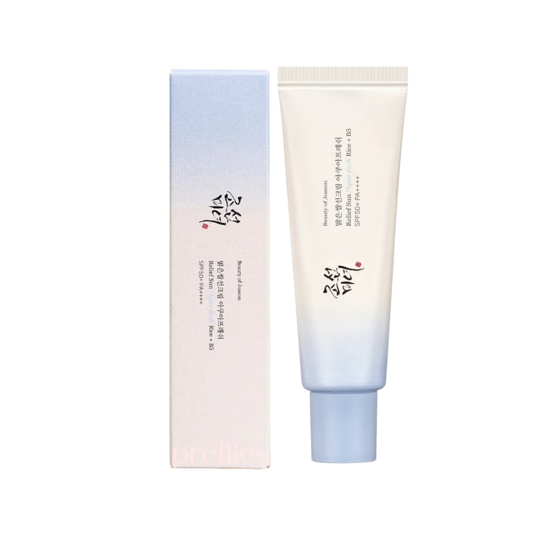 Protector Solar Serum Relief Sun Aqua-Fresh : Rice + B5 (SPF50+ PA++++) 50ml Beauty Of Joseon