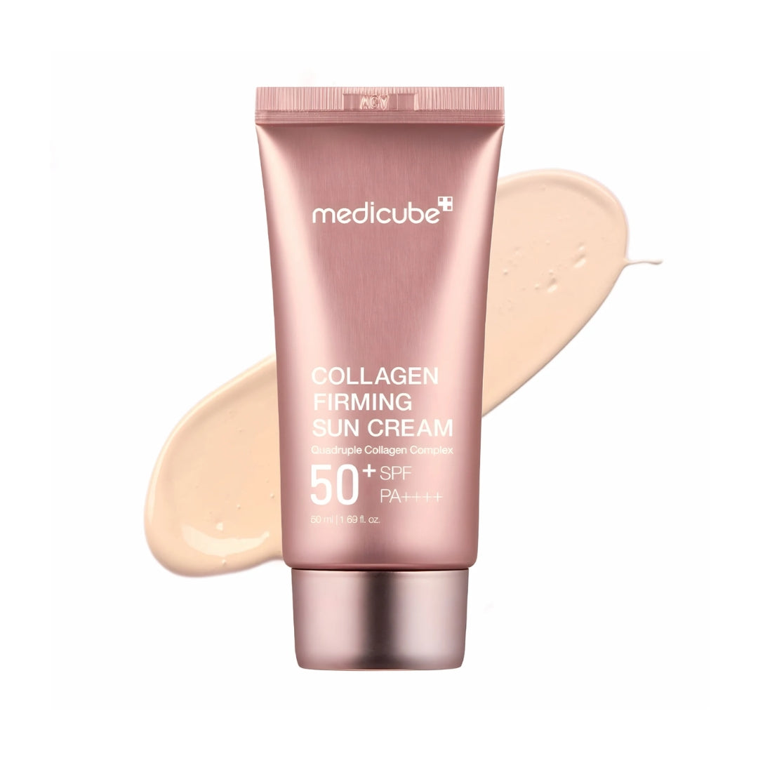 Protector Solar Reafirmante colágeno con color FPS 50+ PA++++ 50 ml Medicube