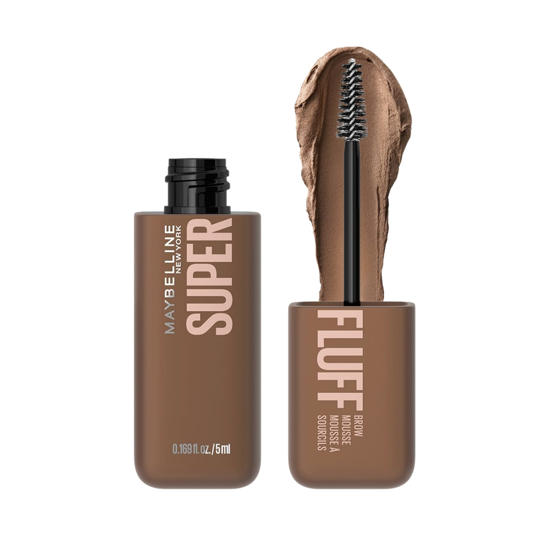 Gel De Cejas Con Color Superfluff - Mousse voluminizador para cejas Maybelline