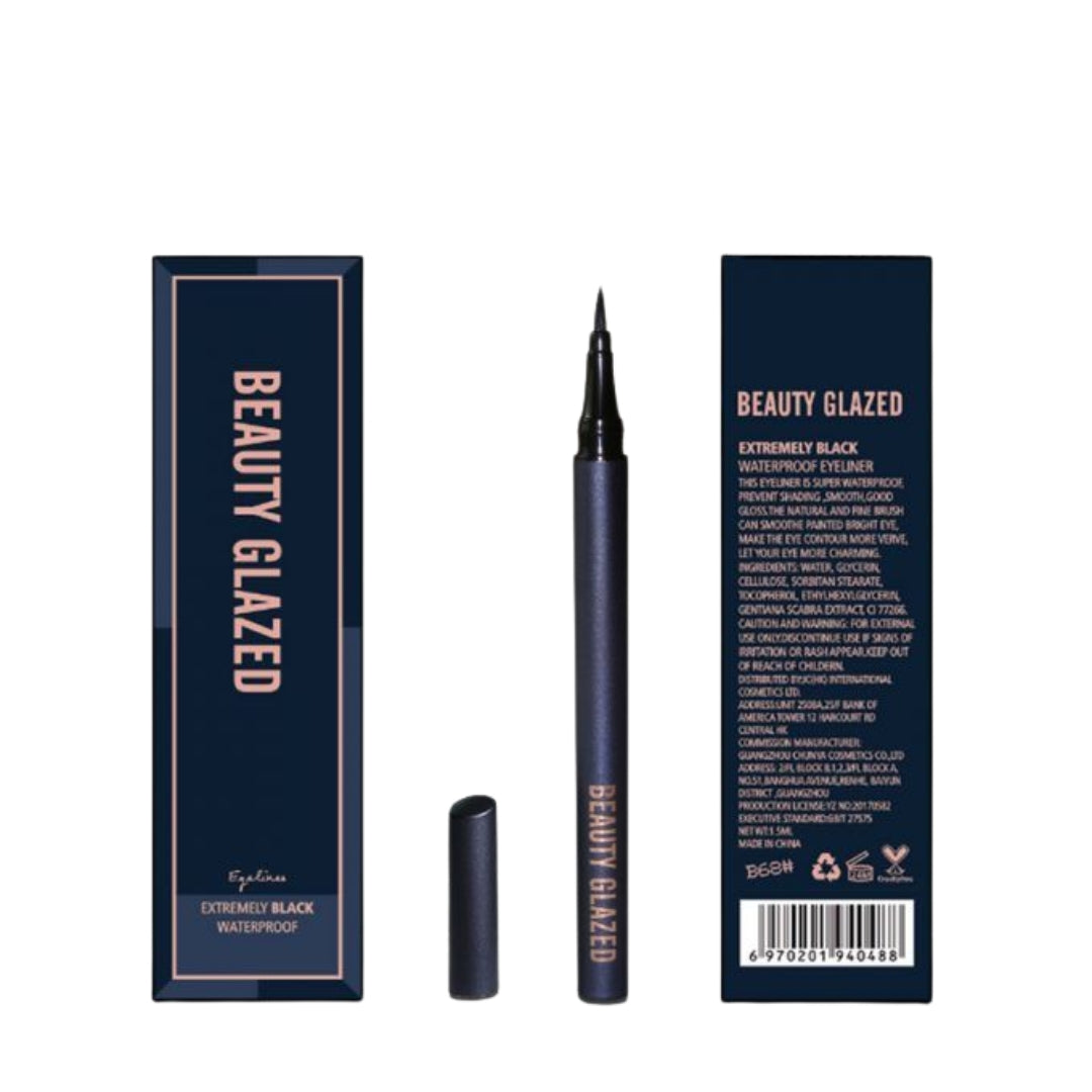 Delineador De Ojos Negro- Beauty Glazed