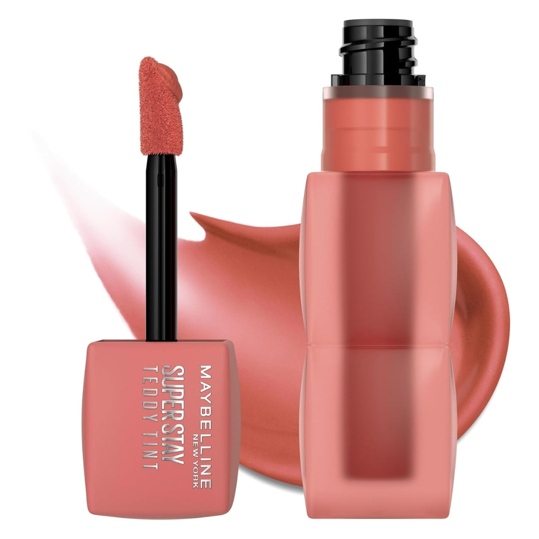 Labial Mate De larga Duración Teddy Tint 12H Superstay Maybelline