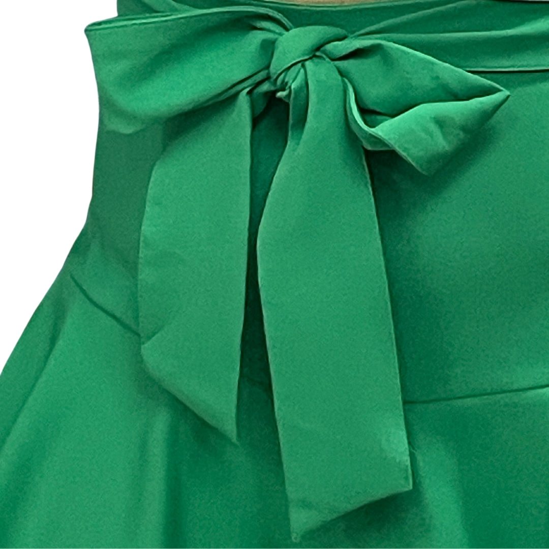 Falda pantalón lazo verde