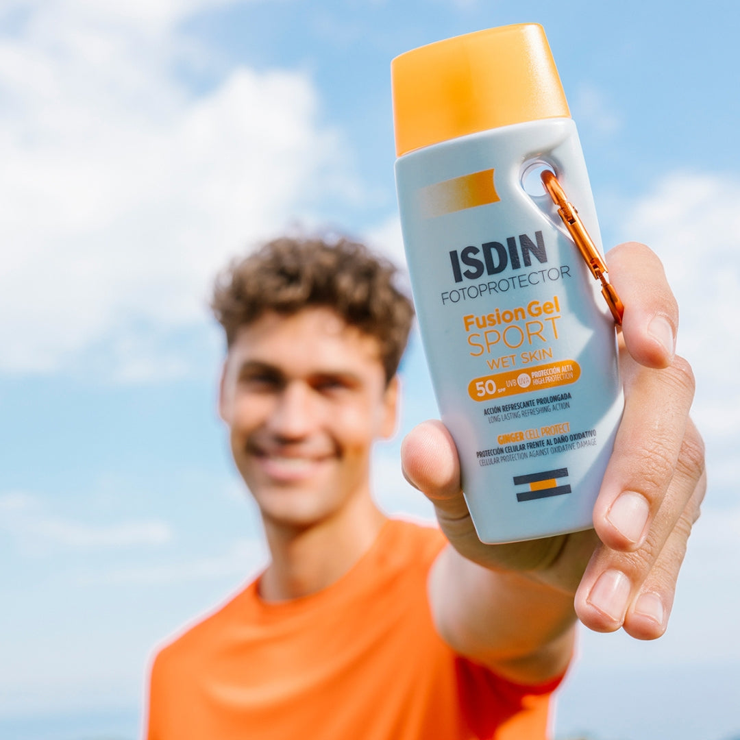 Protector Solar Fusion Gel Sport Wet Skin ISDIN - Fusion Sunscreen