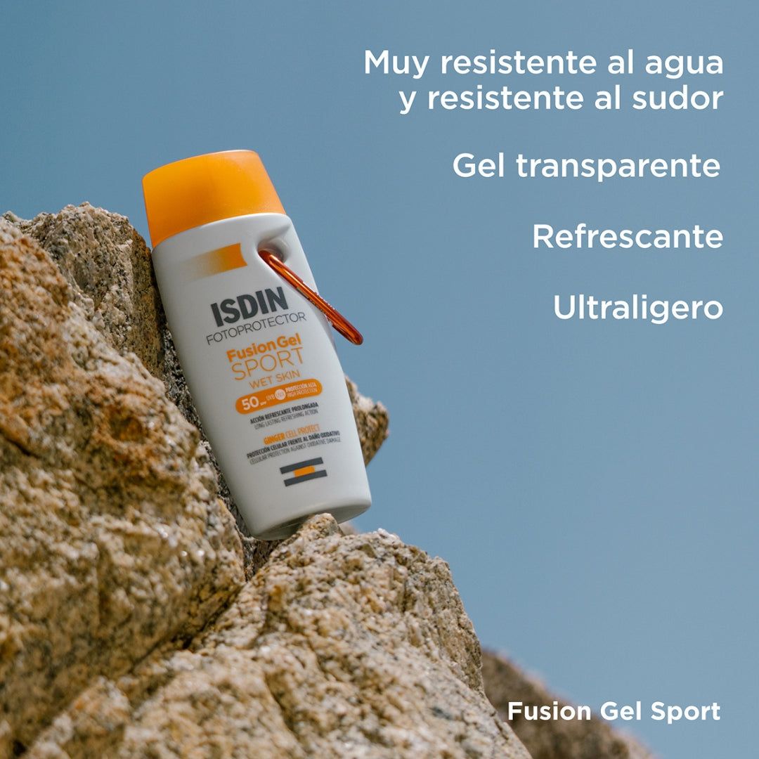 Protector Solar Fusion Gel Sport Wet Skin ISDIN - Fusion Sunscreen