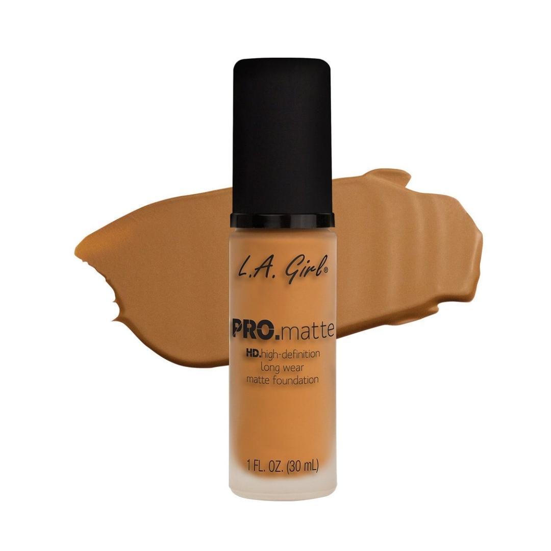Base Pro Mate HD-Larga Duracion Pro Matte Foundation 30ml La Girl