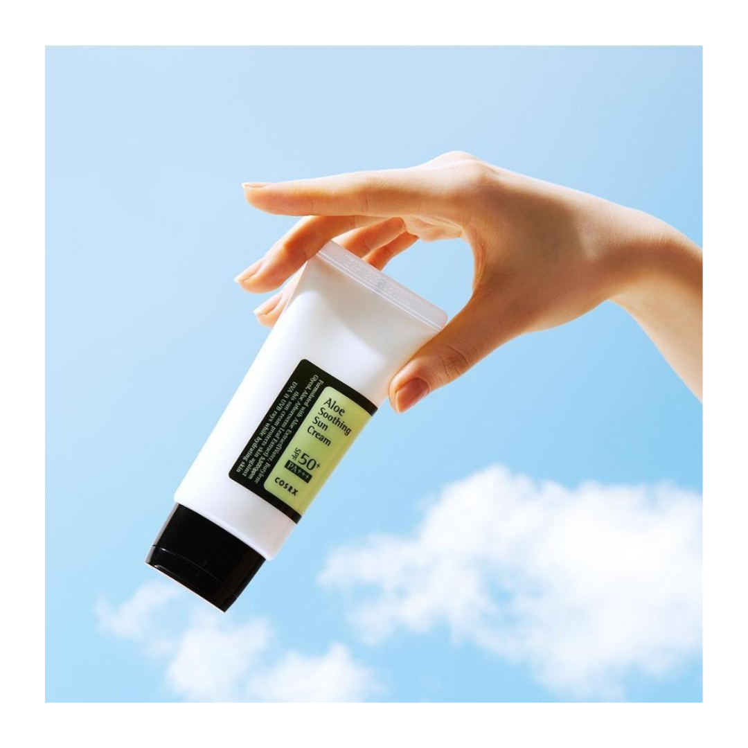 Protector Solar calmante de aloe vera - Soothing Aloe Vera Sunscreen SPF50 PA+COSRX