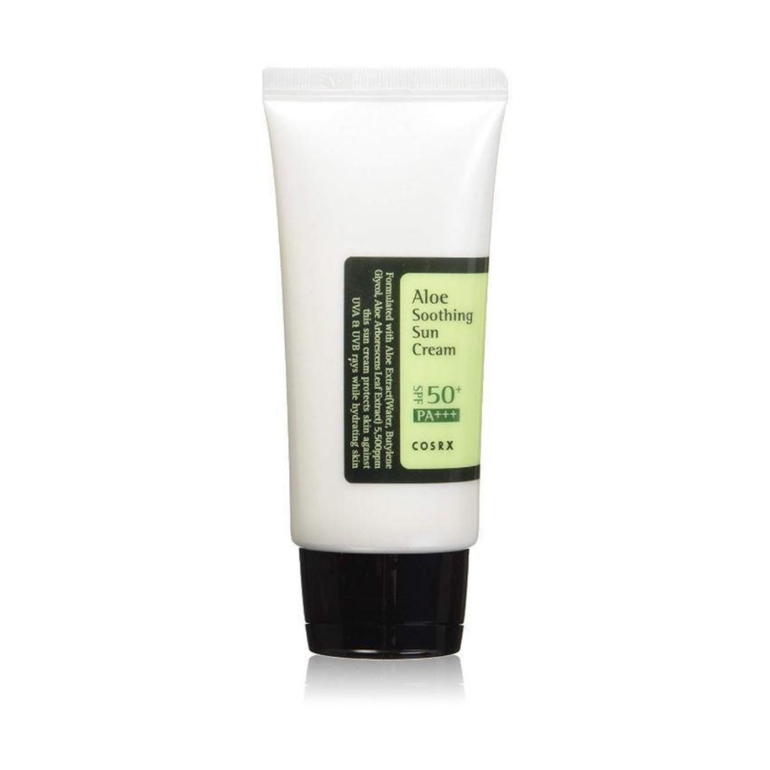 Protector Solar calmante de aloe vera - Soothing Aloe Vera Sunscreen SPF50 PA+COSRX