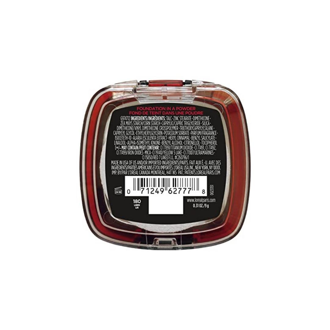 Polvo Compacto Infallible a Prueba de Agua 24h larga duración Fresh Wear 9g Loreal Paris