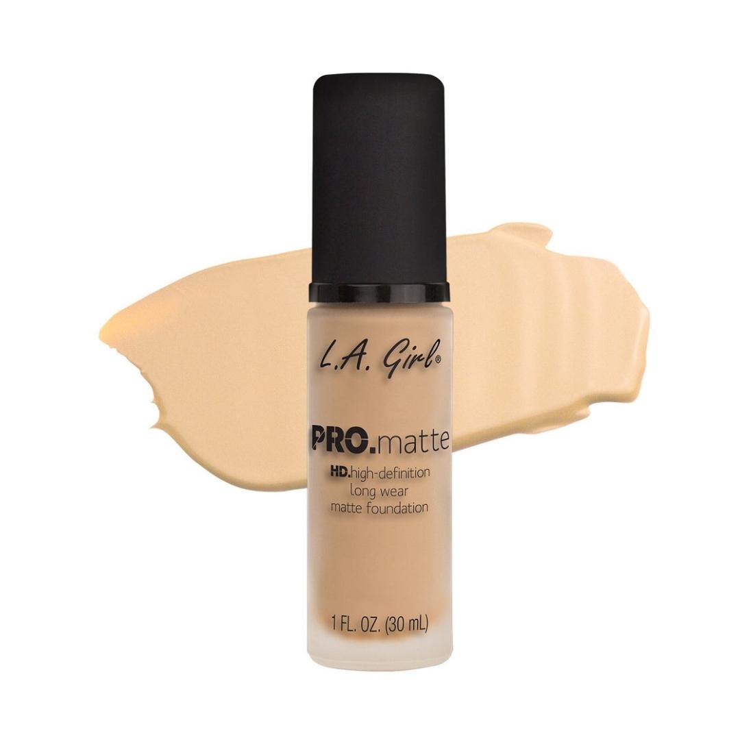 Base Pro Mate HD-Larga Duracion Pro Matte Foundation 30ml La Girl
