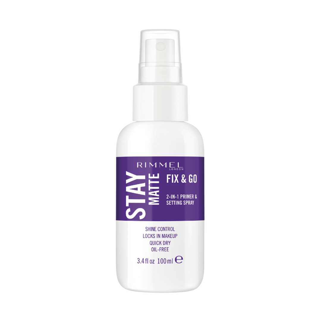 Fijador y Primer Stay Matte Fix Go 100ml Rimmel London