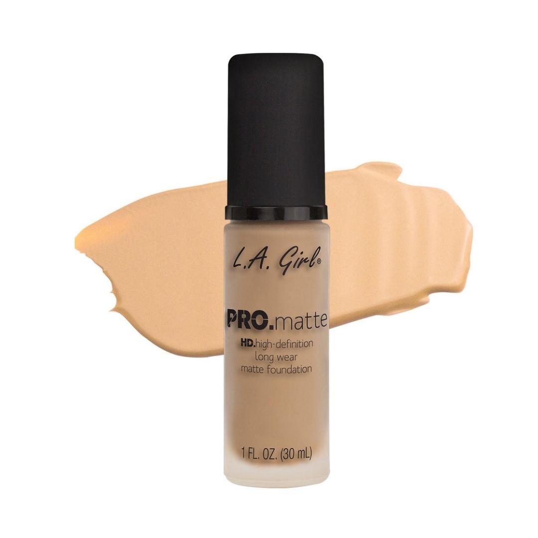 Base Pro Mate HD-Larga Duracion Pro Matte Foundation 30ml La Girl
