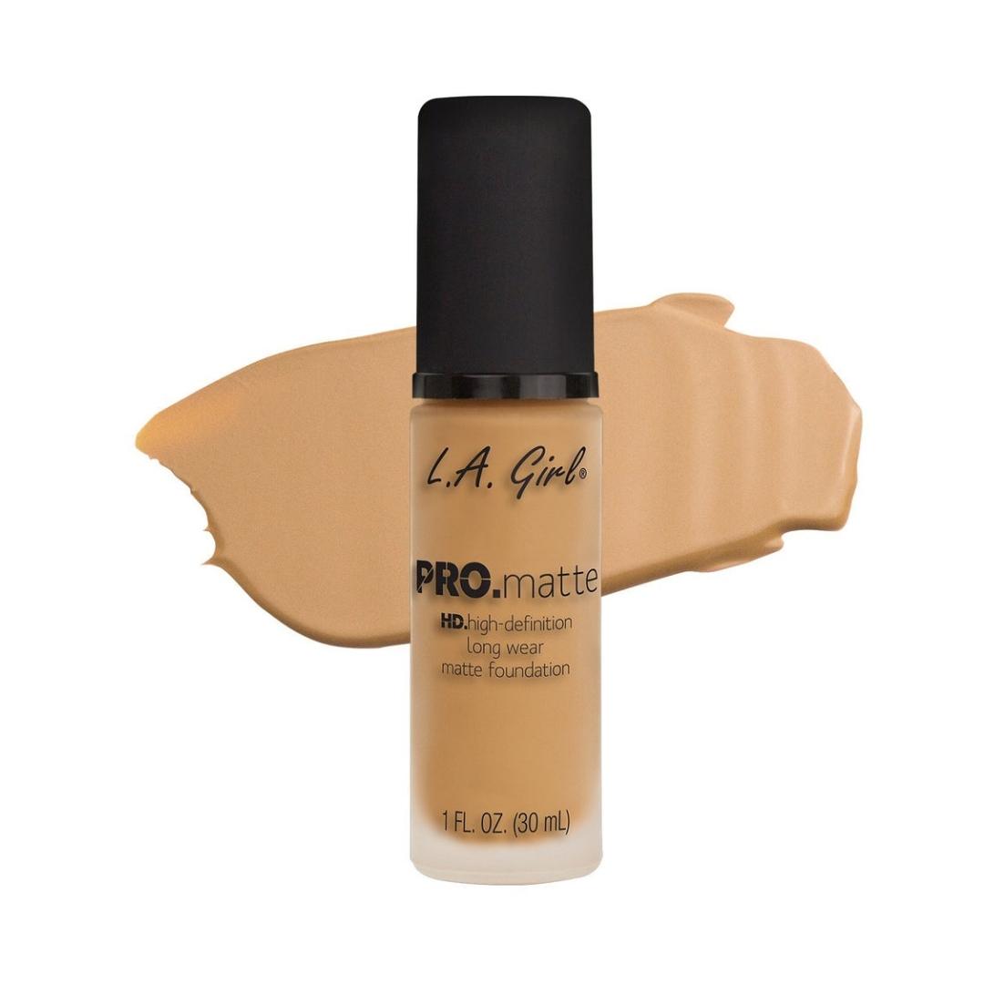 Base Pro Mate HD-Larga Duracion Pro Matte Foundation 30ml La Girl