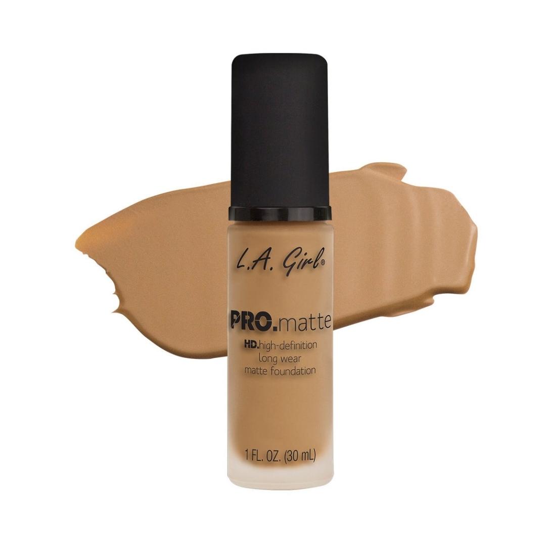 Base Pro Mate HD-Larga Duracion Pro Matte Foundation 30ml La Girl