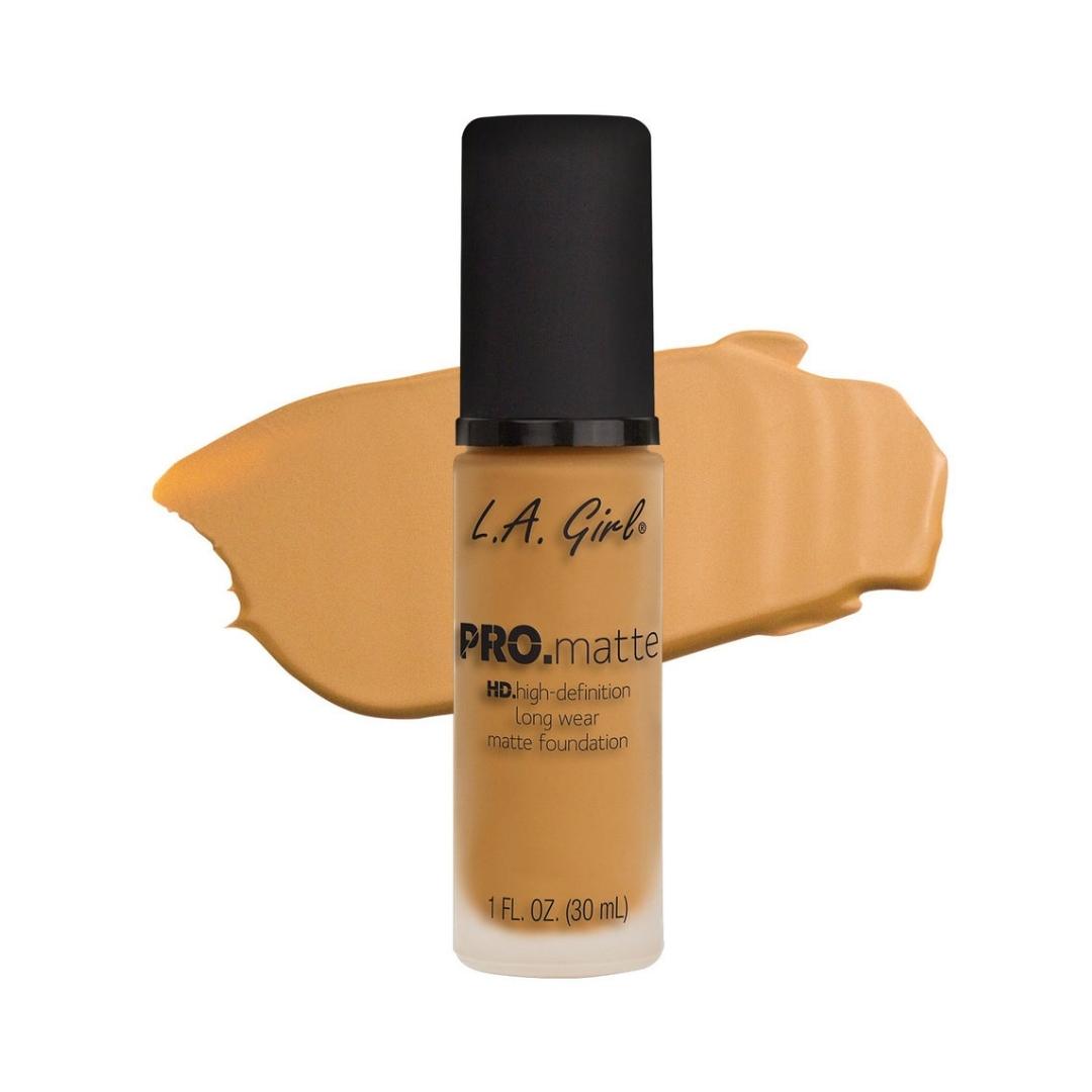Base Pro Mate HD-Larga Duracion Pro Matte Foundation 30ml La Girl