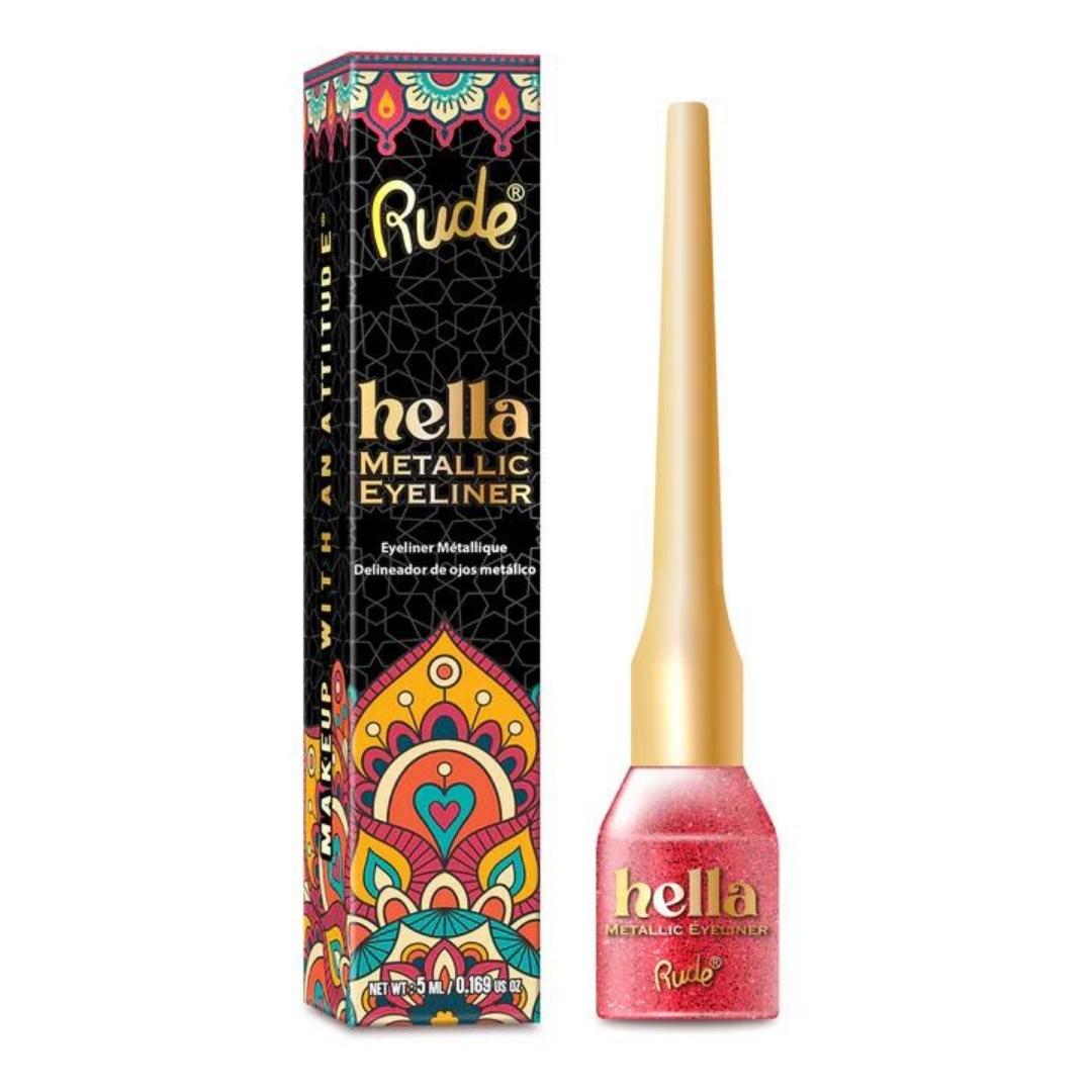 Delineador de ojos Hella Metallic Eyeliner Rude