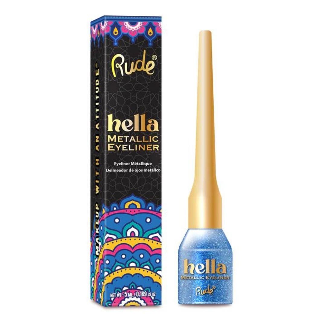 Delineador de ojos Hella Metallic Eyeliner Rude