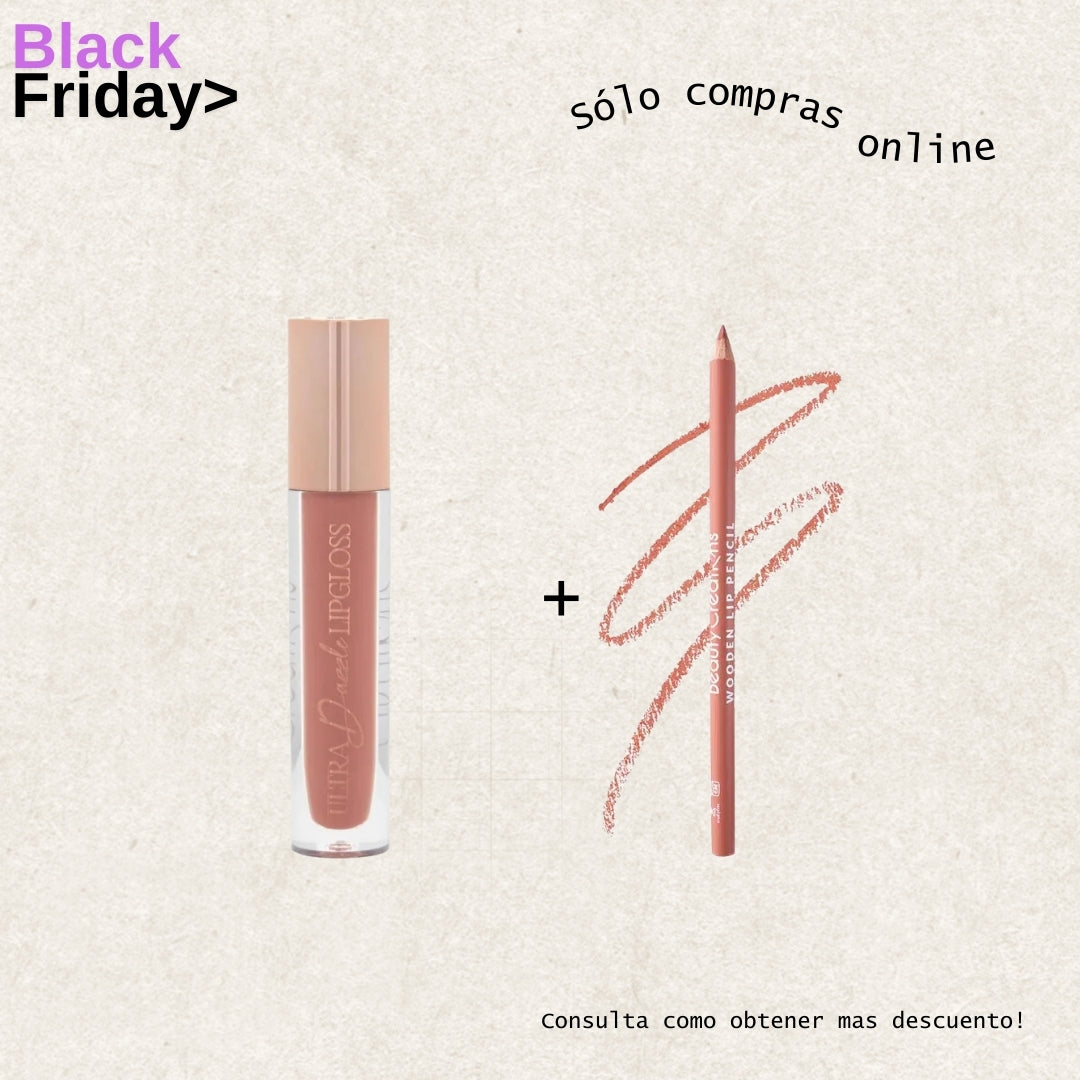 Combo 2 Lipgloss + Delineador Black Friday