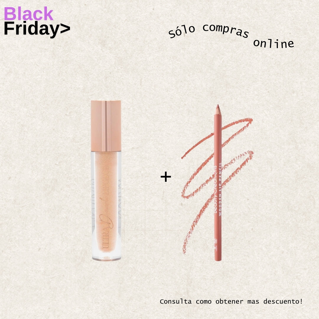 Combo 1 Lipgloss + Delineador Black Friday
