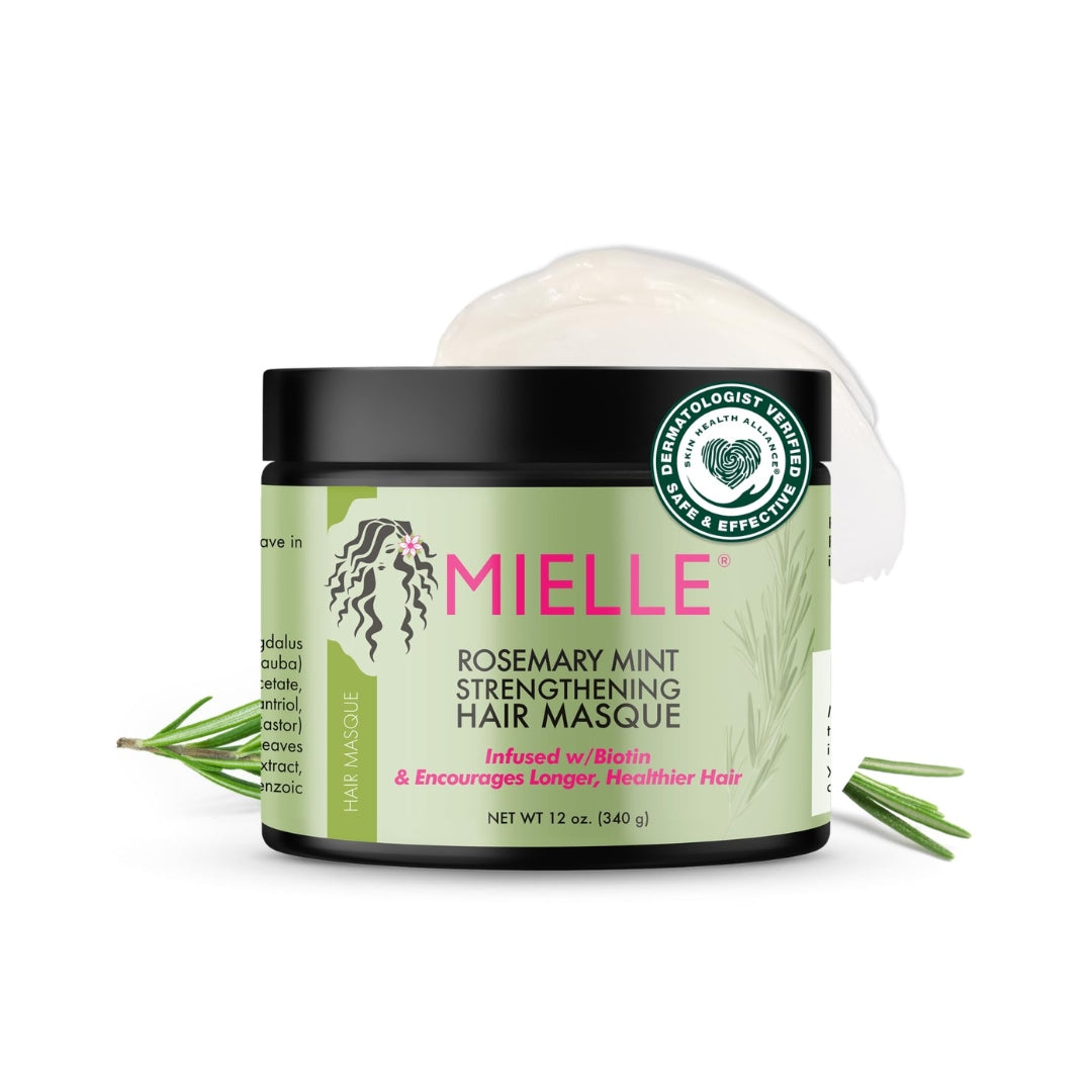 Mascarilla fortalecedora de menta y romero 355ml  Mielle