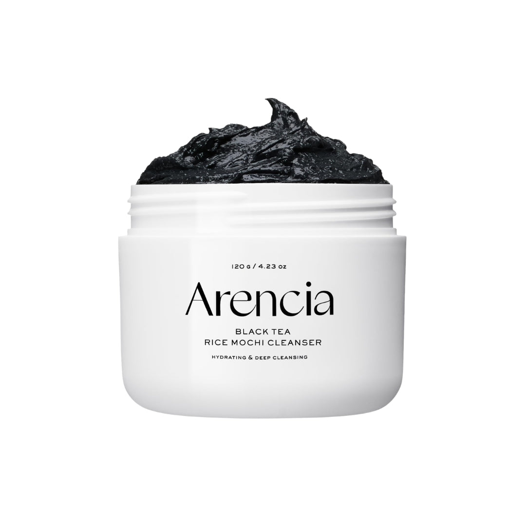 Limpiador Mochi de arroz con té negro Arencia