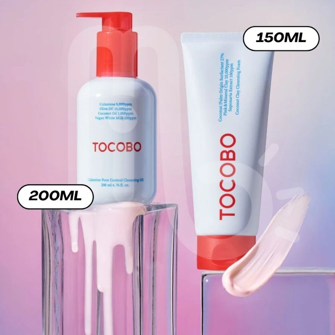 Duo de Doble Limpieza + mini Tonico de regalo  - Double Cleansing Duo Tocobo