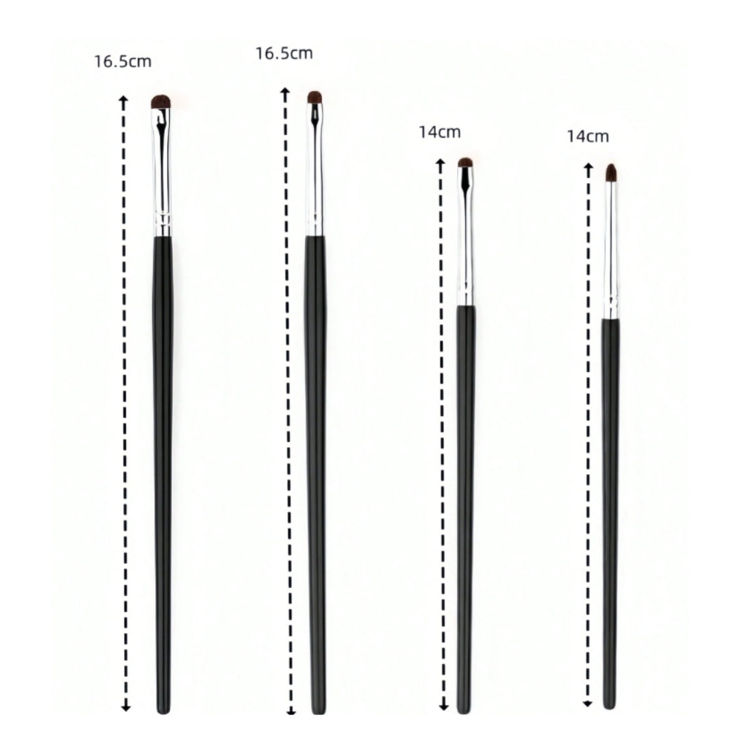 Set de Brocha de 4 Piezas de Detalle