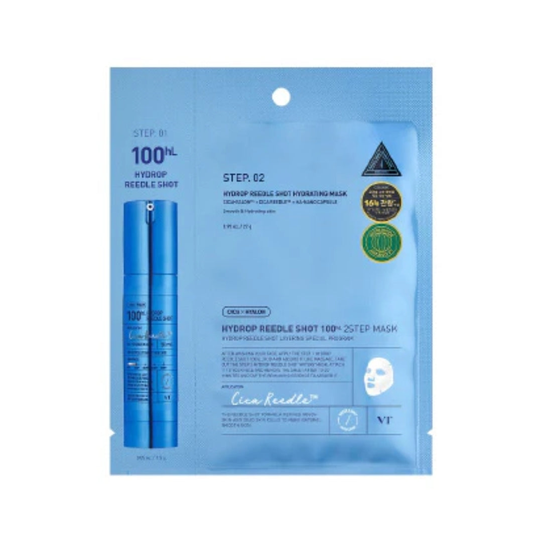 Mascarilla facial VT Hydrop Reedle Shot 100hL 2 Step Mask VT Cosmetics