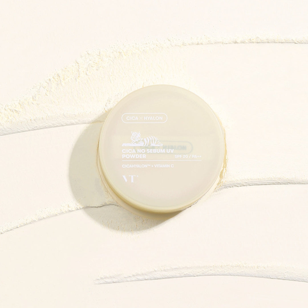 Polvos Suelto Cica no Sebum Uv Powder SPF 20 + Vitamina C 5ml  Vt Cosmetics