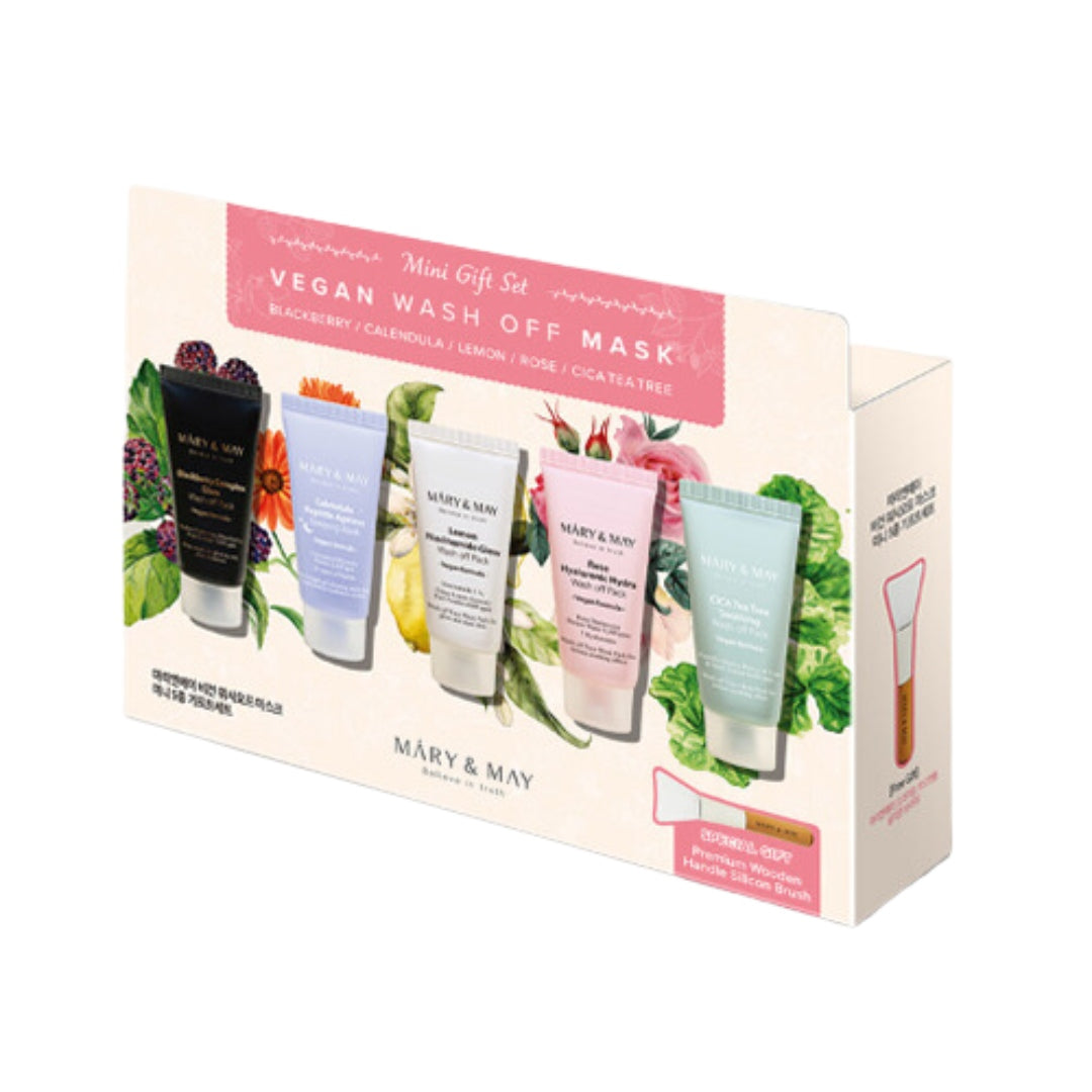 Mini set de  mascarilla  lavable Mary y May