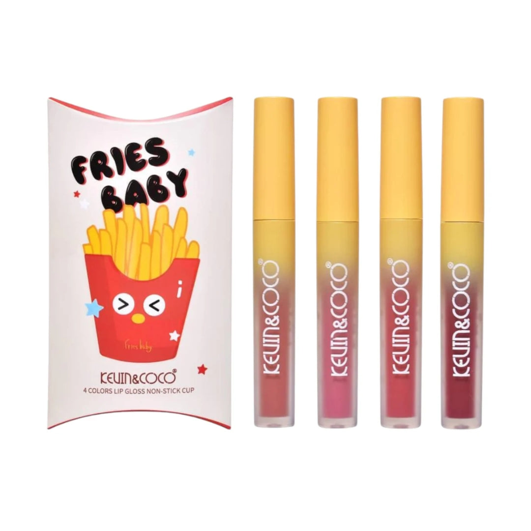 Brillo Labial Fries Baby colección Papa Frita  Kevin & Coco
