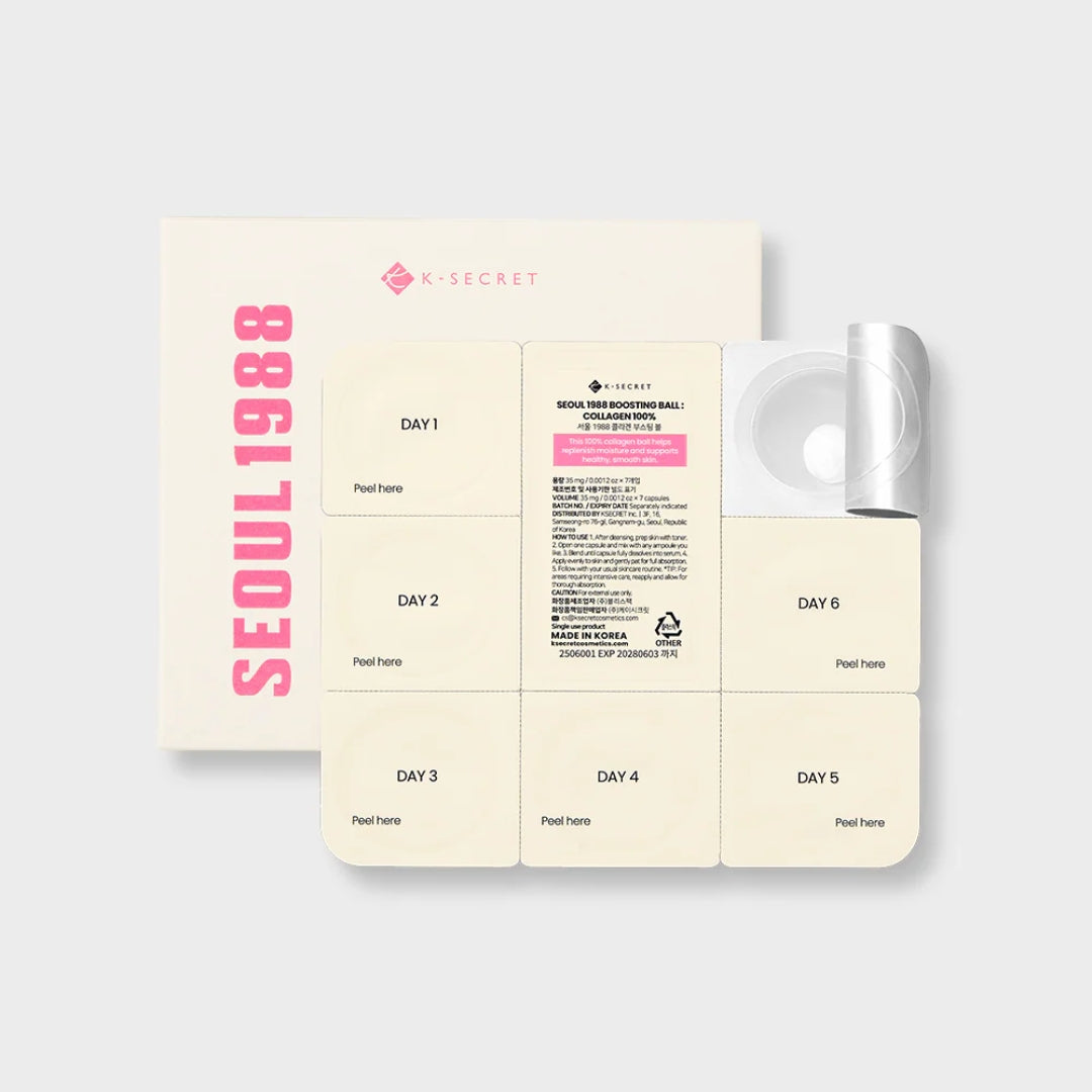 Capsulas Boosting Ball Collagen 100% 7ud KSECRET